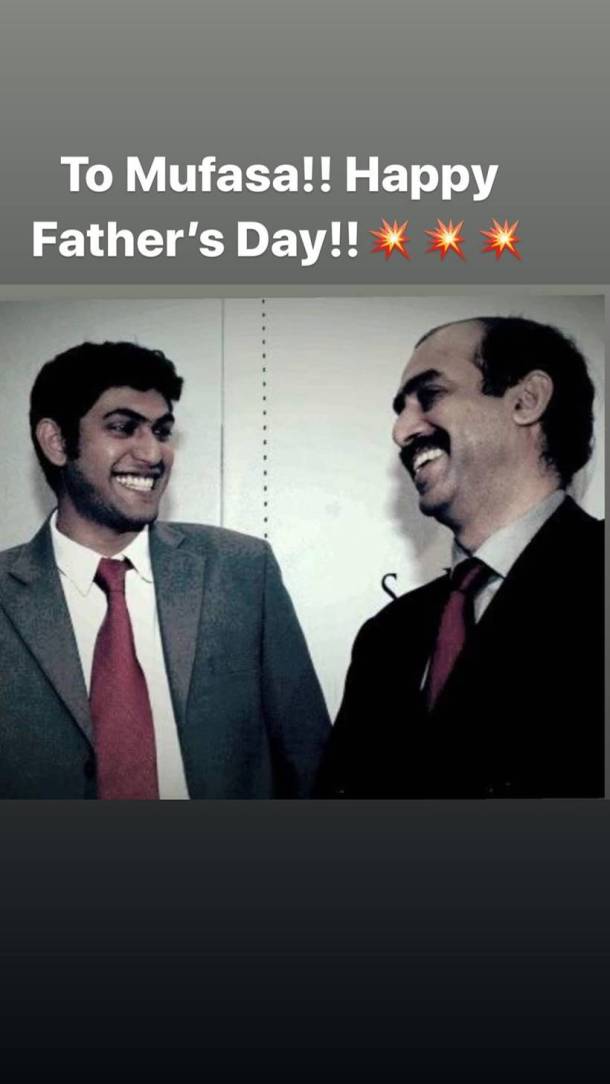 rana daggubati father's day