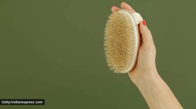 brushing the skin, dry brushing, dry brushing the skin, dry brushing for skincare, skincare, indian express, indian express news
