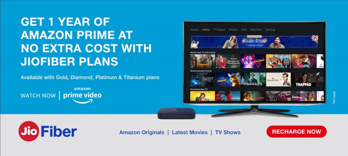 Jiofiber Amazon Prime Video Offer Here S How To Avail It Technology News The Indian Express