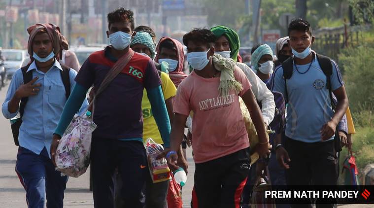 Supreme court on Migrants, Sc on Migrants, SC to Centre, India lcokdown, India coronavirus, Indian express