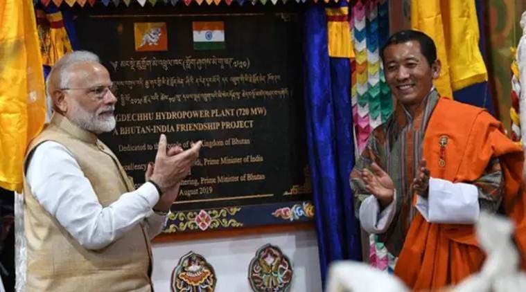 india bhutan hydroelectric power plant, hydroelectic power plant bhutan, india bhutan relations, india bhutan DGPC projects, DGPC projects india bhutan, bhutan india relations, india NHPC project, bhutan NHPC project, pm modi in bhutan, modi in bhutan, india news, Indian Express