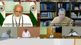 Narendra Modi, all party meet, India china dispute, galwan valley faceoff, Congress BJP, indian express