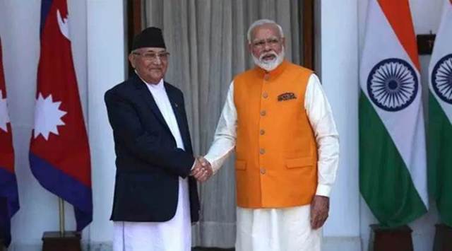 India nepal talks, india nepal bilateral ties, india nepal new,s narendra modi KP sharma oli, Kalapani, indian express enws