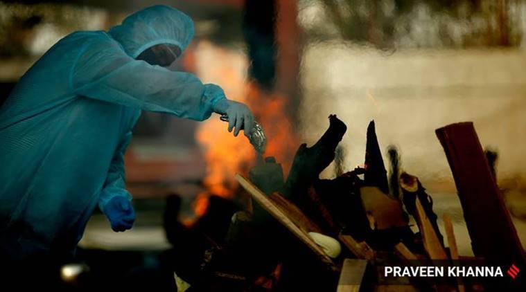 jammu coronavirus cases, Jammu covid-19 patients burial, jammu coronvirus patients burial, indian express