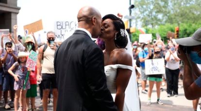 How One Couple's Philadelphia Wedding Honored Black History Month