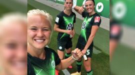 Wolfsburg won the German women’s Bundesliga title