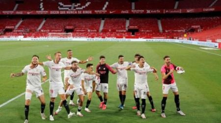LaLiga, Lucas Ocampos, La Liga returned, Sevilla beat city rivals Real Betis 2-0, Sevilla vs Real Betis