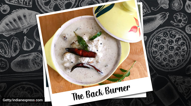 Kerala food, Malayali recipe, pachadi recipe, raita recipe, vazhakka pachadi