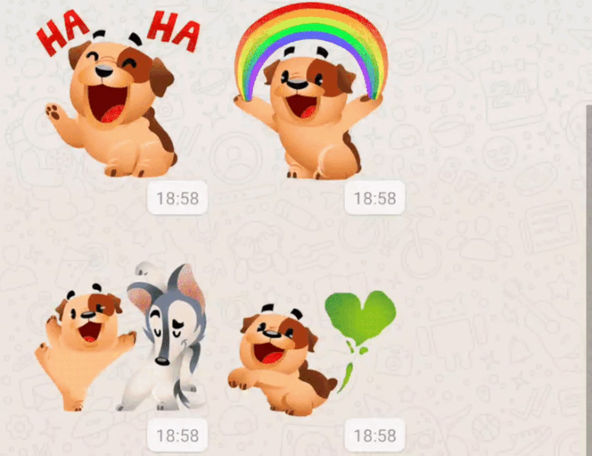 animated stickers for Android, iOS 