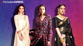 Aditi Rao Hydari, Aditi Rao Hydari photos, Aditi Rao Hydari ethnic wear indian wear photos, Aditi Rao Hydari royal family, indian express news