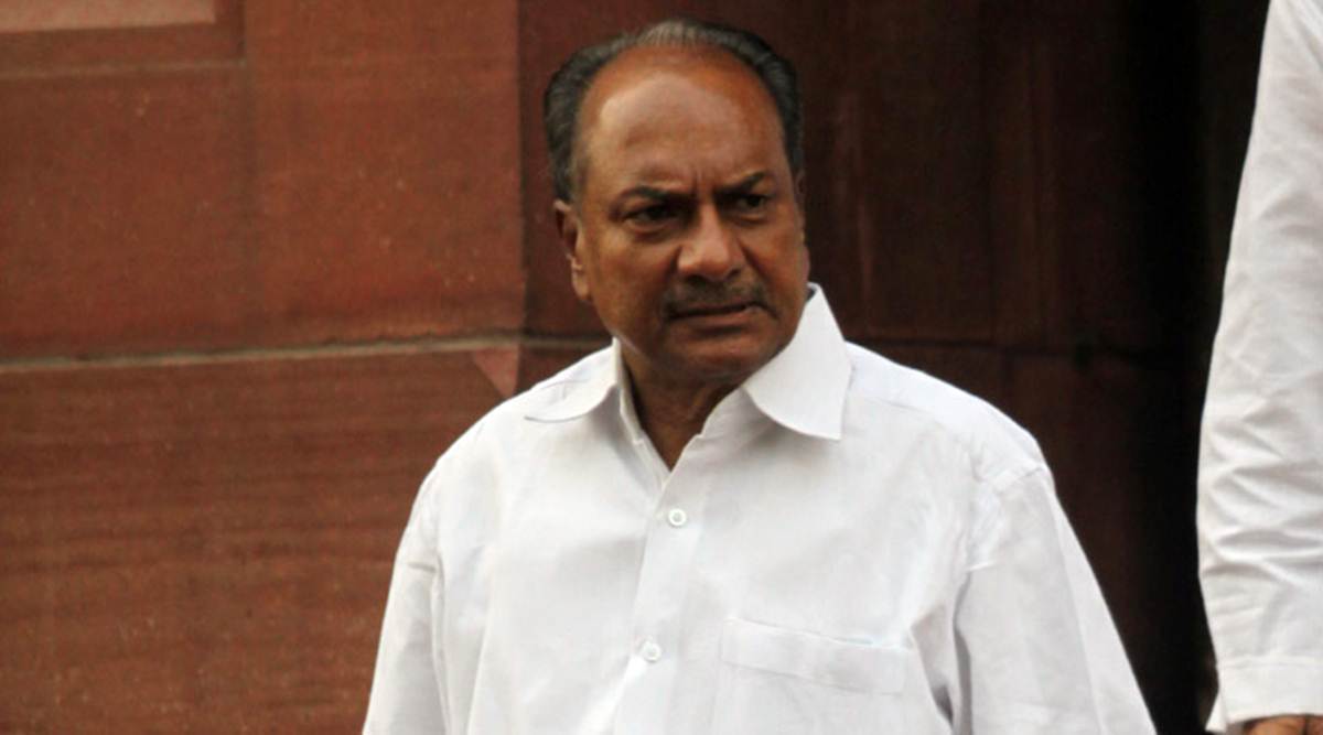 former defence minister India, A K Antony, A K Antony on China, A K Antony national security, Pangong lake, India China relations, China, Eastern Ladakh, india, indian express