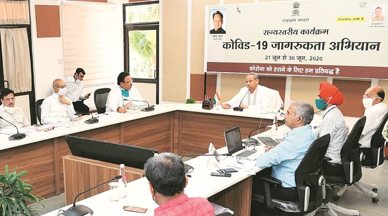 Ashok Gehlot, Ashok Gehlot Covid-19 meeting, rajasthan corona cases, Indira Rasoi Yojana, Indira Rasoi Yojana Ashok Gehlot,