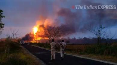 Fire At Iol S Assam Well Ngt Slaps Interim Fine Of Rs 25 Crore On Oil Forms Committee North East India News The Indian Express