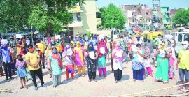bapu dham resident punjab news, punjab bapu dham, bapu dham police fight