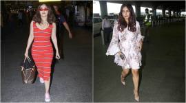 Bhumi Pednekar's airport, Bhumi airport, bollywood airport looks, Bhumi airport looks, indian express news