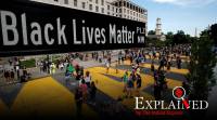 Protest against the death in Minneapolis police custody of George Floyd, in Washington express explained, black lives matter, george floyd, racism, george floyd funeral, pearland, us protests, george floyd protests, indian express