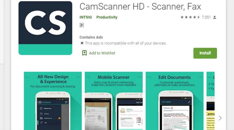 Scanner online cam CamScanner