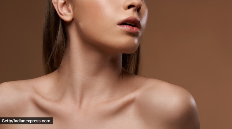 3 simple exercises to lose neck fat and get defined collarbone