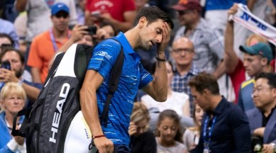 Novak Djokovic Out Of Doubles Citing Neck At Western Southern Open Sports News The Indian Express