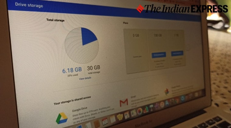 How to clear your Google Drive storage. (Express Photo: Mohammad Faisal)