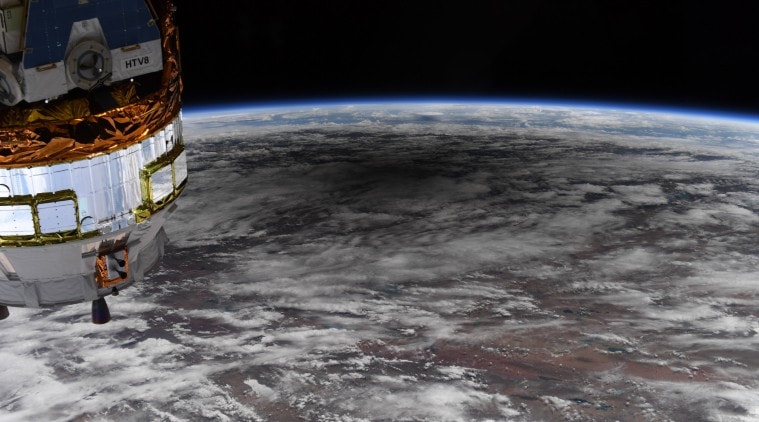 A shadow travels across Earth: This is how solar eclipse looks from space