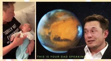 elon musk, elon musk kid, elon musk, X AE A-XII Musk, Grimes, Maye Musk, twitter, trending, indian express, indian express news