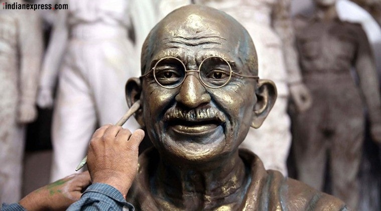 mahatma gandhi statue vandalised in Netherlands, gandhi statue vandalised Netherlands, gandhi statue vandalised, Netherlands racism, gandhi statue vandalised Amsterdam