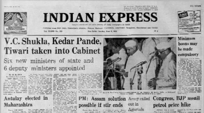New Ministers, V C Shukla, N D Tiwari, Kedar Pande, Forty Years Ago, Indian express news
