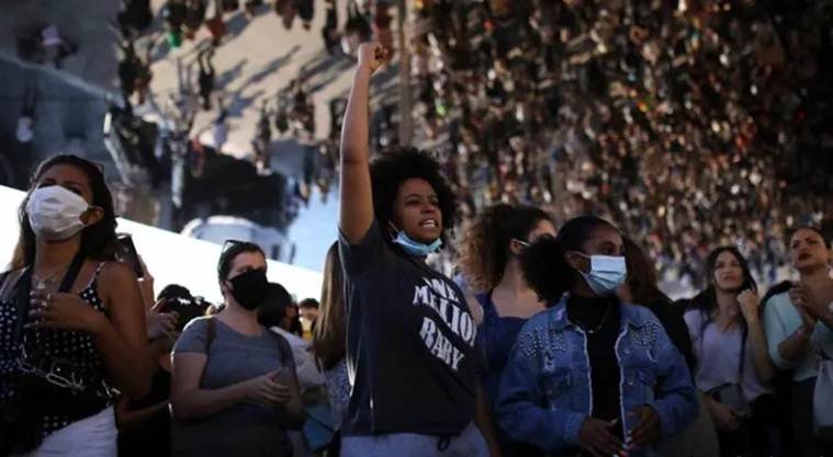 racism, george floyd, george floyd death, racism news, black life matters protests, george floyd protest, george floyd protests world, us protests, indian express