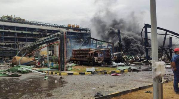 gujarat factory blast, gujarat chemical factory blast, yashashvi rasayan blast, bharuch factory blast, dahej factory blast, Indian express
