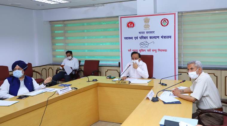 Dr Harsh Vardhan, s jaishankar, Group of Ministers meeting