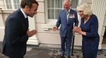 Emmanuel Macron, Emmanuel Macron namaste, boris johnson, prince charles Emmanuel Macron namaste, Emmanuel Macron london visit, coronavirus namaste, viral news, indian express