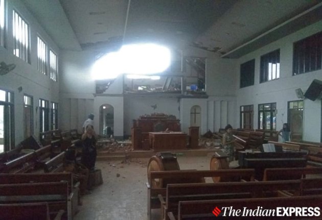 Mizoram earthquake, Mizoram Champai earthquake, Champai earthquake, earthquake in Mizoram, Mizoram earthquake PM Modi, India news, Indian Express