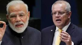 Modi Morrison meeting, india australia covid talk, india australia ties, india australia virtual summit, modi morrison virtual summit, india australia diplomatic ties