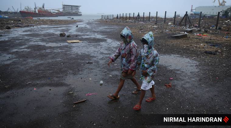 Cyclone Nisarga, Cyclone Nisarga Mumbai, Mumbai rains, Mumbai air quality, Mumbai news, city news, Indian Express