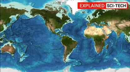 ocean floor depth map