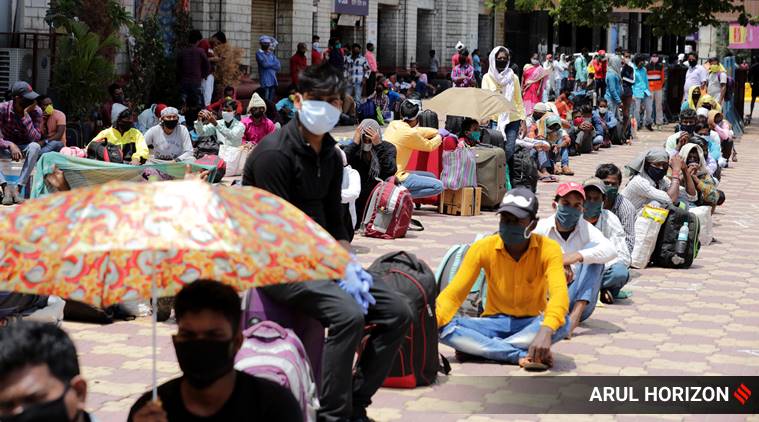 Coronavirus lockdown, Migrant workers, Mumbai news, Maharashtra news, Indian express news