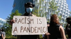 George Floyd death, George Floyd, black man death in US, US black man death, World news, Indian Express