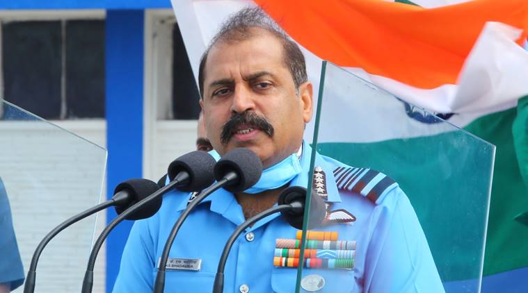 iaf, indian air force, iaf Vision 2030, R K S Bhadauria, indian air force chief, rajnath singh, indian express news 