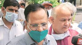 satyendar jain health news, satyendar jain coronavirus update, delhi health minister health update, delhi coronavirus update, delhi news, indian express