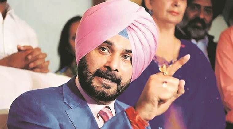 Seated Atop Tractor Navjot Singh Sidhu Leads Protest March Against Agri Bills India News The Indian Express