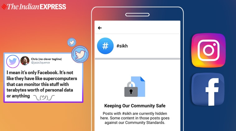 Instagram, facebook, sikh blocked instagram, hashtag sikh blocked, sikh blue star anniversary, indian express, tech news