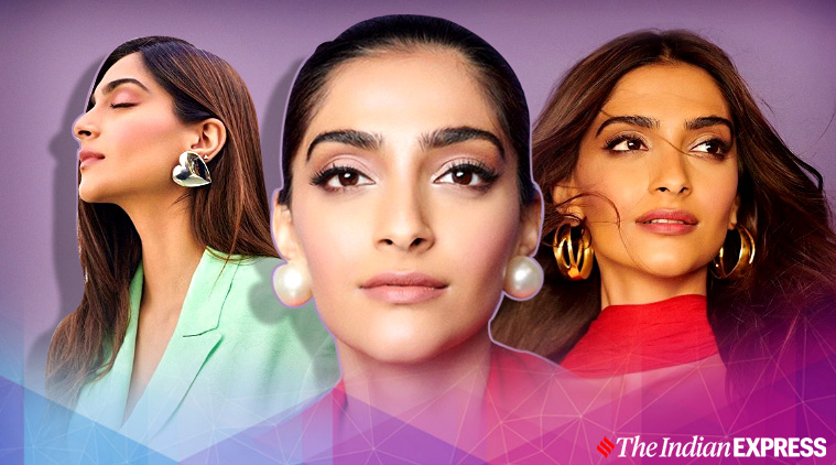 Get some inspiration from Sonam Kapoor's choice of earrings which are  perfect for WFH video calls | Lifestyle News,The Indian Express