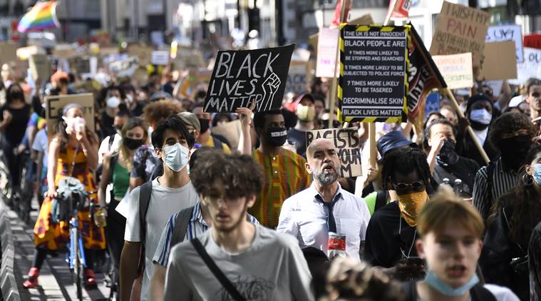 UK demonstrators hold fourth weekend of anti-racism protests