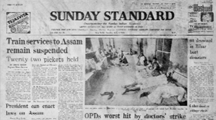 Jammu and Kashmir chief minister Sheikh Mohammed Abdullah, delhi news, AIMNS news,Bjorn Borg, assam turmoil, indian express forty years ago indian express news