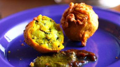 suvir saran, chef suvir saran recipe, aloo bonda recipe, breakfast recipe, easy snacks recipe, indian express lifestyle