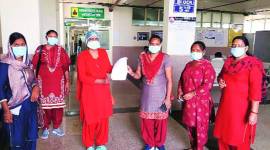 Asha workers ASHA workers, war against coronavirus pandemic, Panchkula news, Haryana news, Indian express news