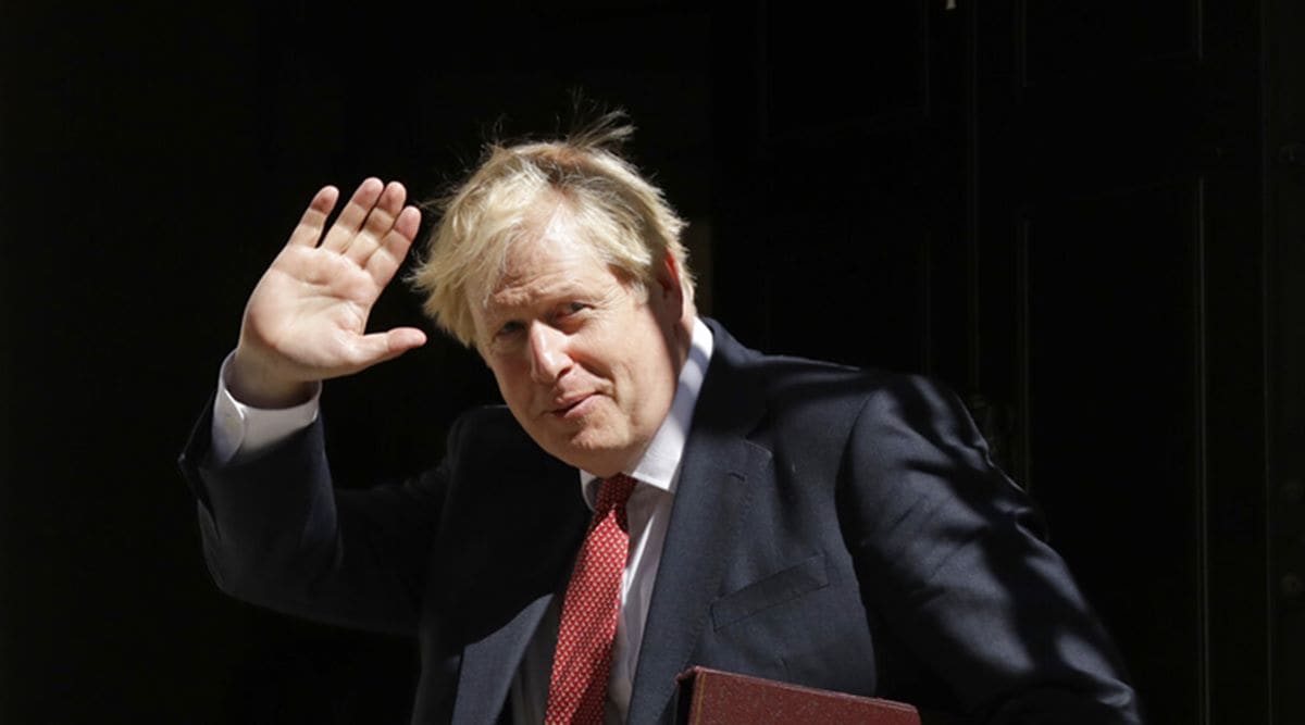 Boris Johnson, Boris Johnson on farmers protest, farmers protest, farmers protest news, farmers protest delhi, farm laws protest, Tanmanjeet Singh Dhesi, indian express news