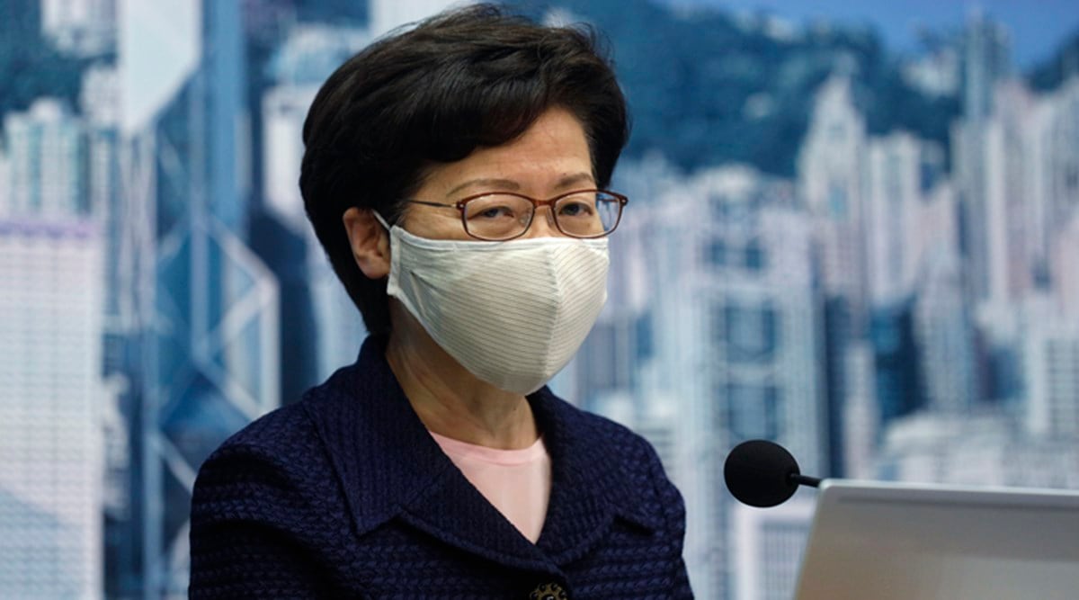 Hong Kong Chief Executive Carrie Lam (AP/File)