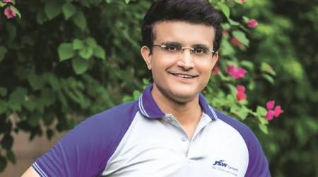 BCCI president, Sourav Ganguly, conflict of interest, JSW Cement T-shitrt, Indian express news